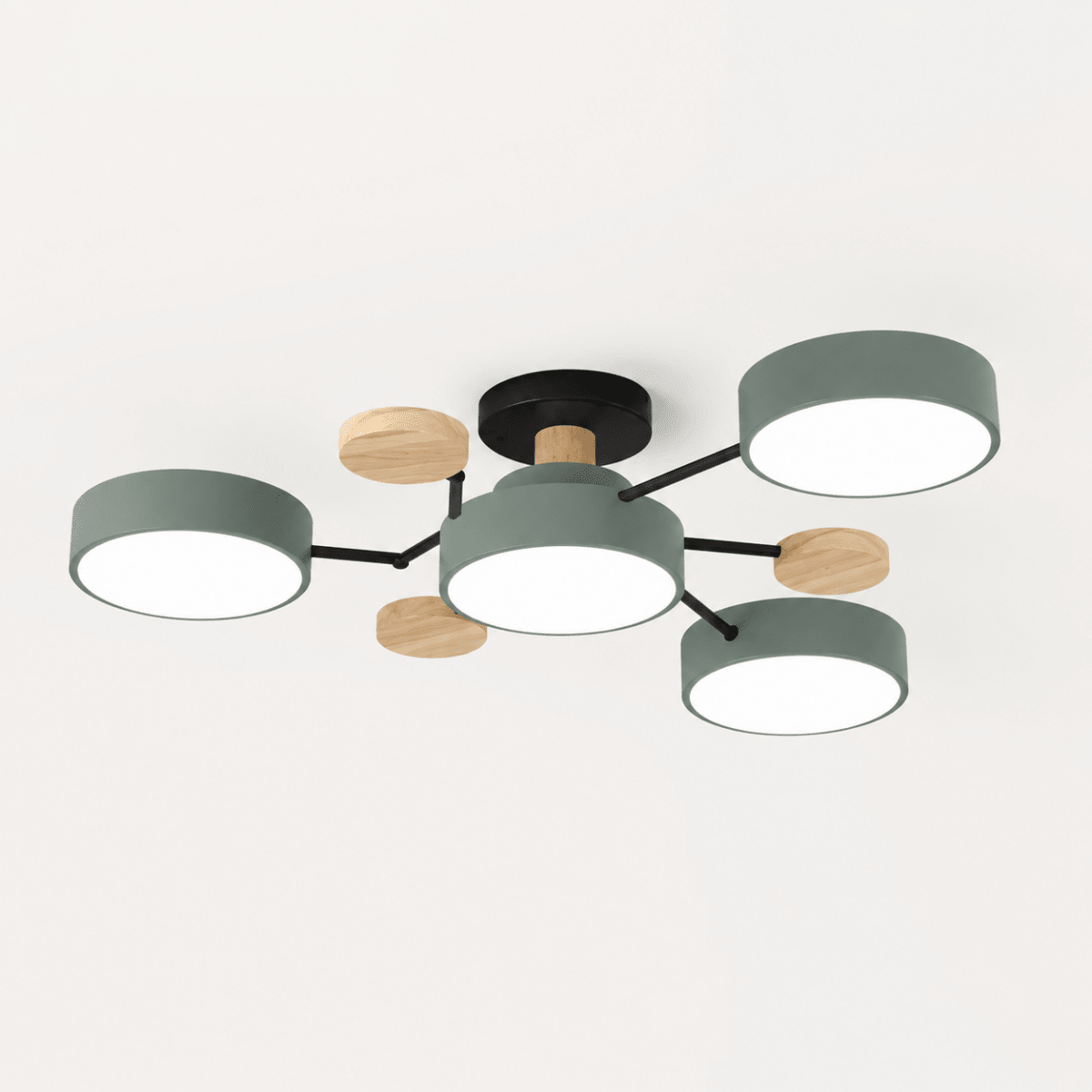 Round LED ceiling light, minimalist, for living rooms and bedrooms