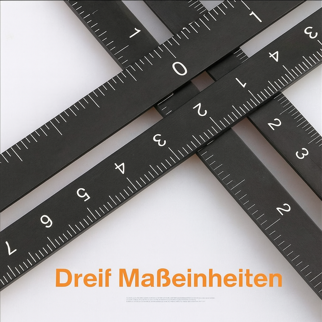 Multifunktionales Winkelmesswerkzeug Lineal für präzise Messungen product image 10