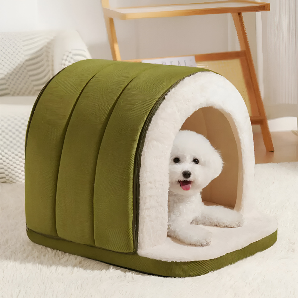 Hundebett Höhle 2-in-1 – Beruhigt Ängstliche Haustiere Natürlich product image 2