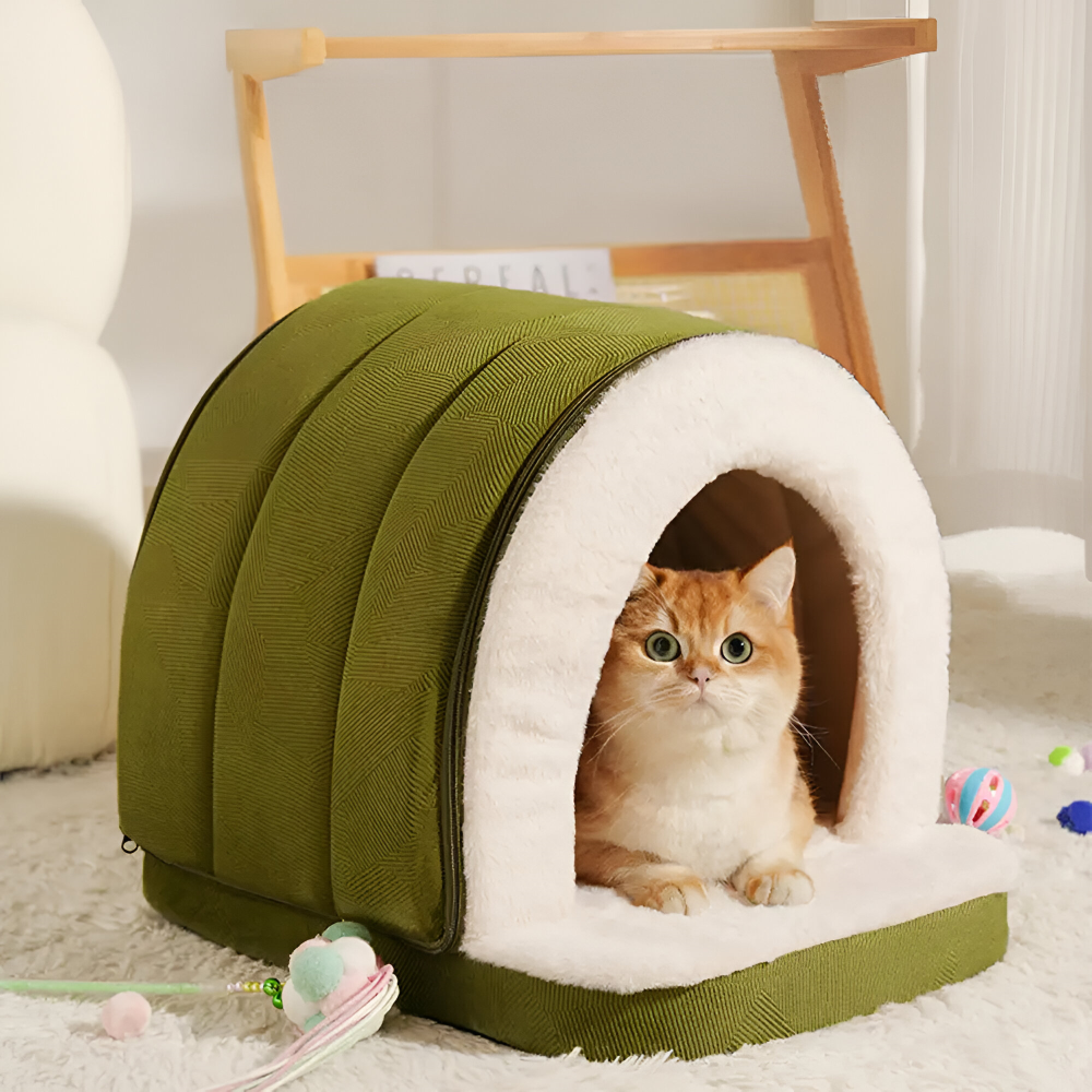 Hundebett Höhle 2-in-1 – Beruhigt Ängstliche Haustiere Natürlich product image 4