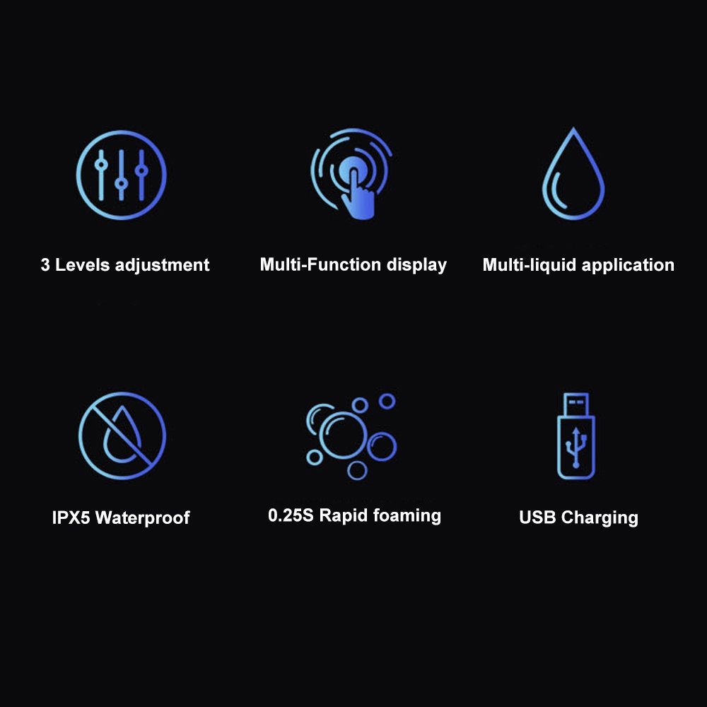 Automatic touchless soap dispenser for the bathroom and kitchen