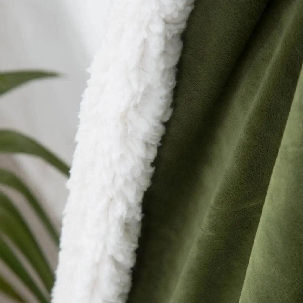 Double-layer cashmere blanket with plush lining – 4 sizes