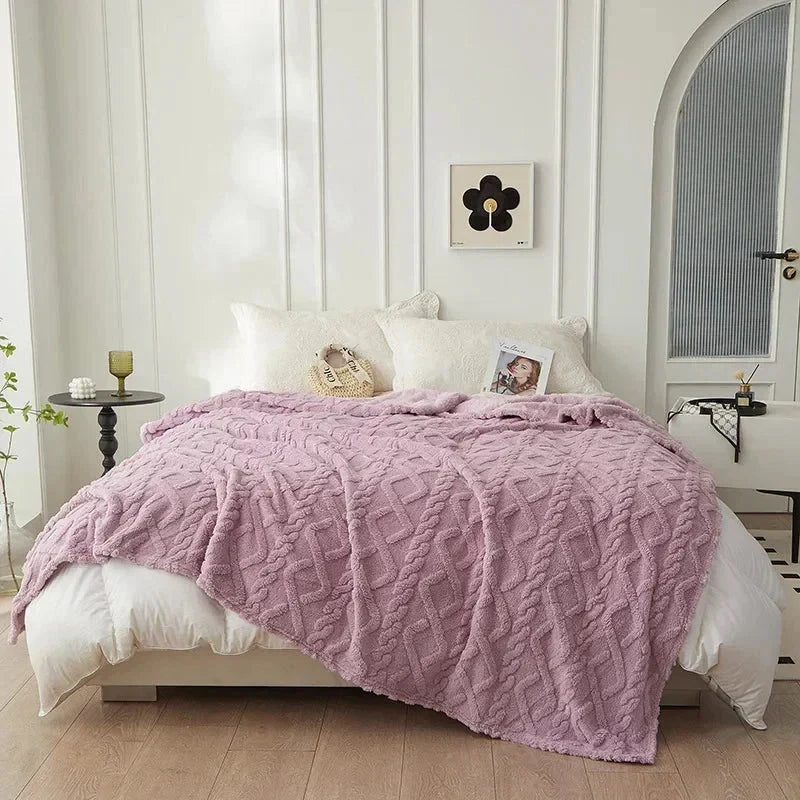 Reversible Wool Blanket with Padding – Usable on Both Sides & Machine Washable