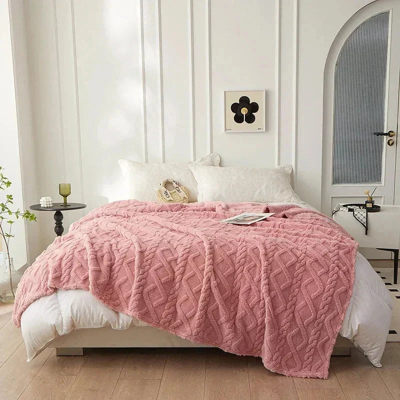 Reversible Wool Blanket with Padding – Usable on Both Sides & Machine Washable