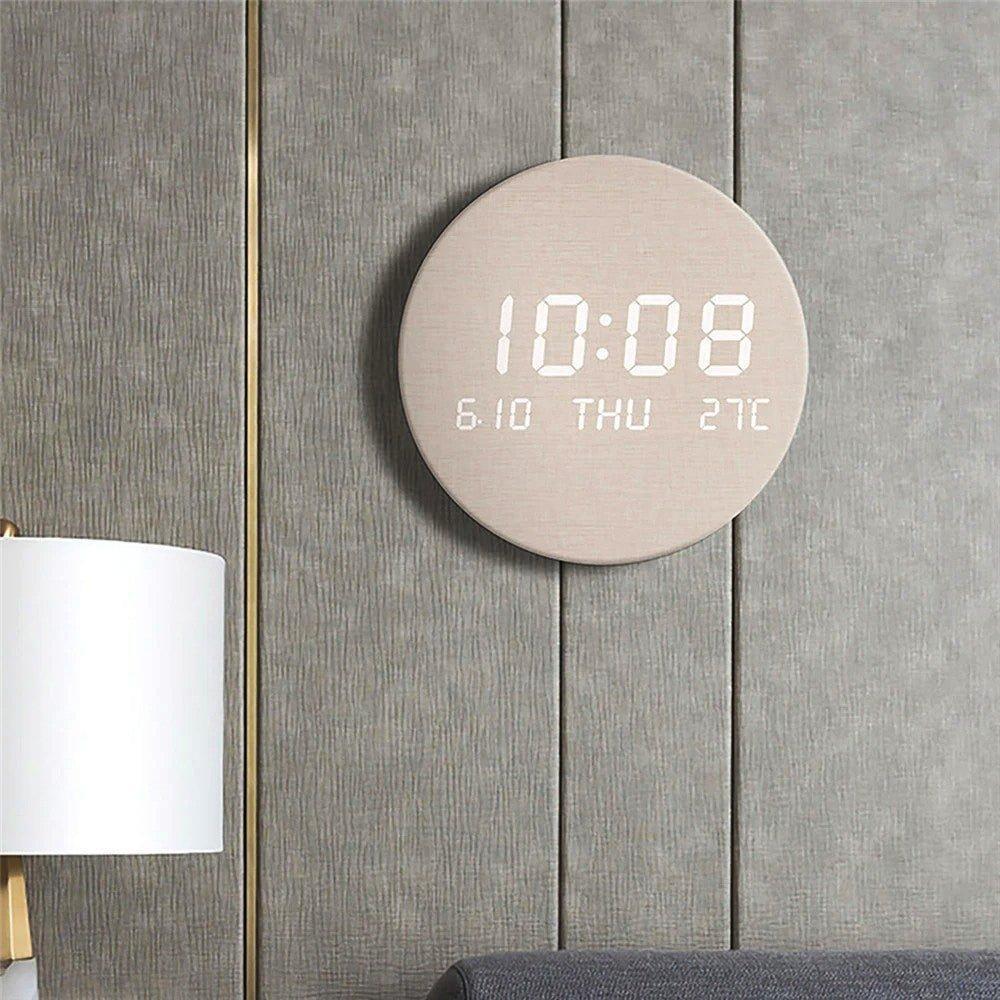 Digitale LED Tischuhr im skandinavischen Design – minimalistisch