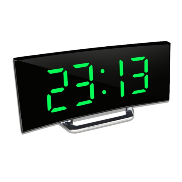 LED Digitalwecker mit Spiegelfläche und automatischer Dimmung