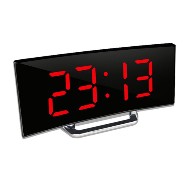 LED Digitalwecker mit Spiegelfläche und automatischer Dimmung
