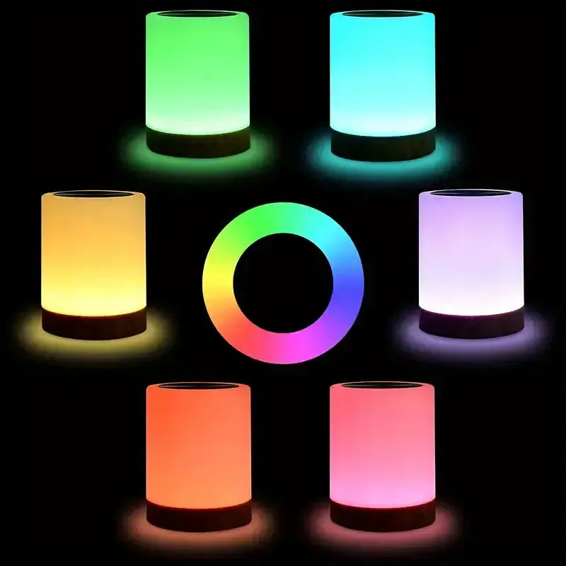 Dimmbares LED-Nachtlicht mit Farbwechsel für Schlafzimmer