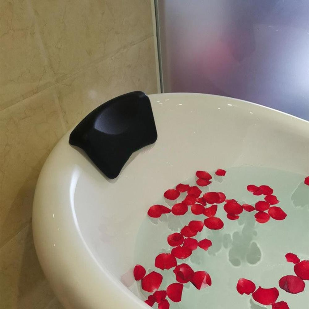 Badewannenkissen mit Nackenstütze – weiches Kopfkissen für die Badewanne