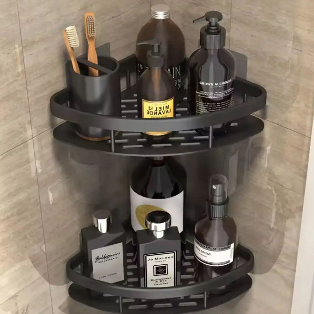 Eck-Duschregal – Bohrloses Aluminium-Wandregal für Bad & Dusche product image 5