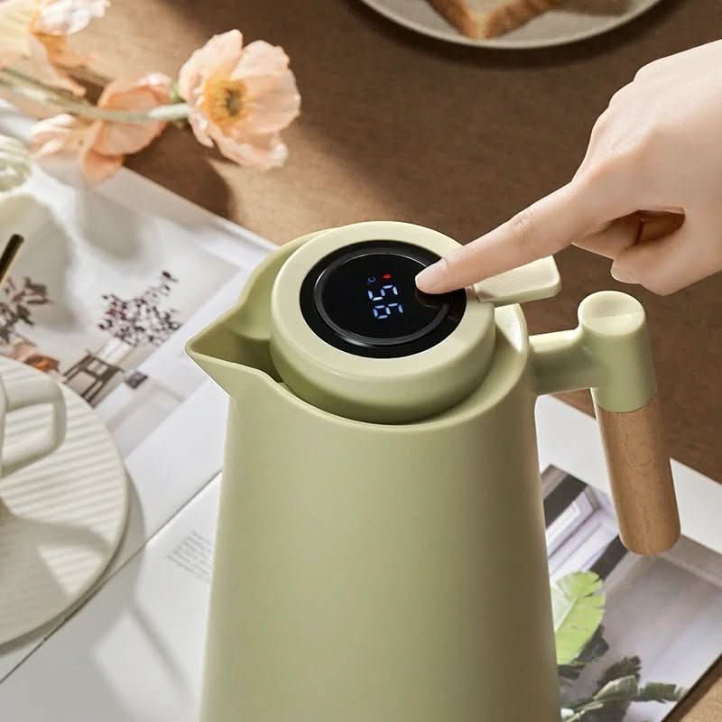 Edelstahl Thermoskanne 1 Liter – auslaufsicher und doppelwandig