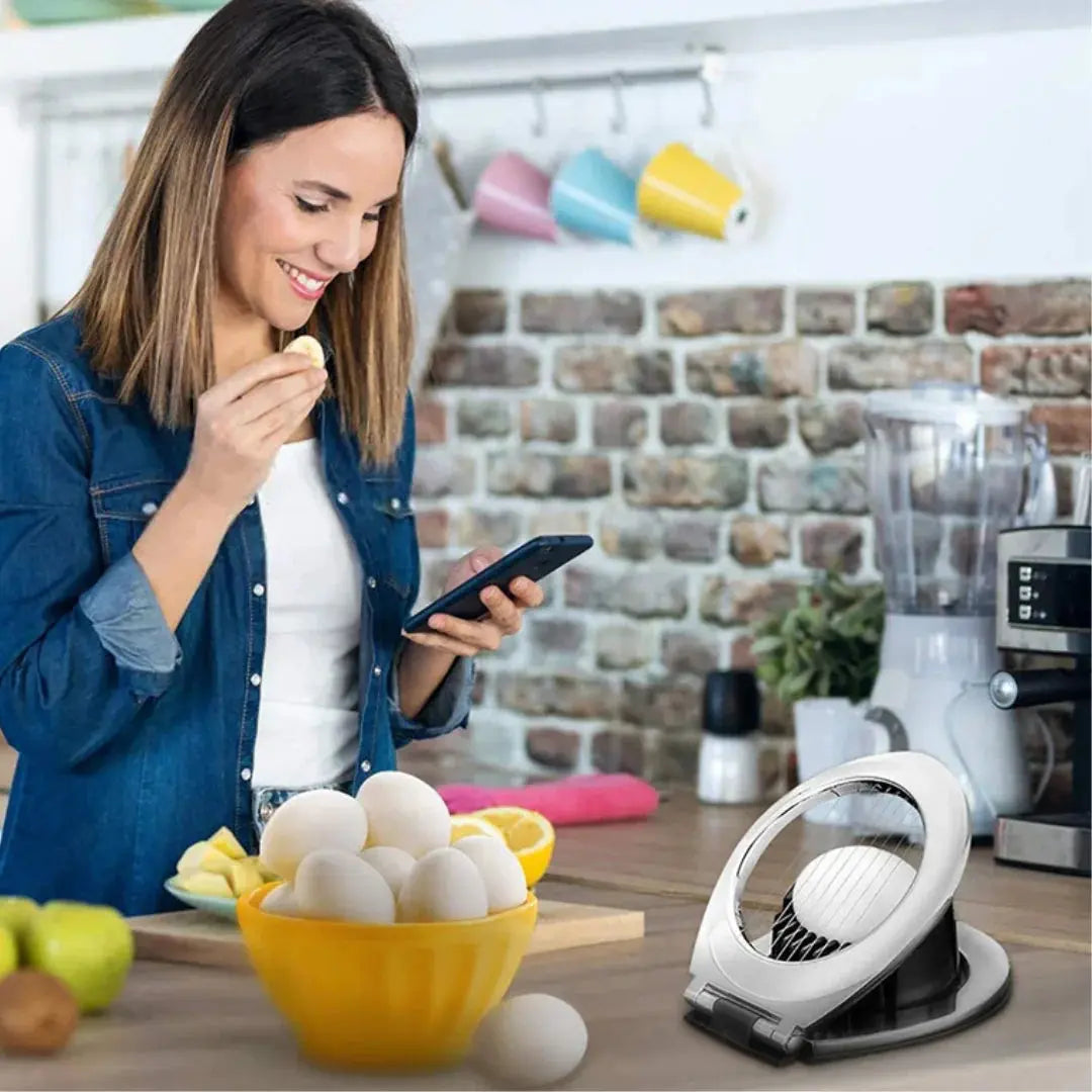 Eierteiler 3-in-1 – Scheiben, Spalten & Viertel in einem product image 9
