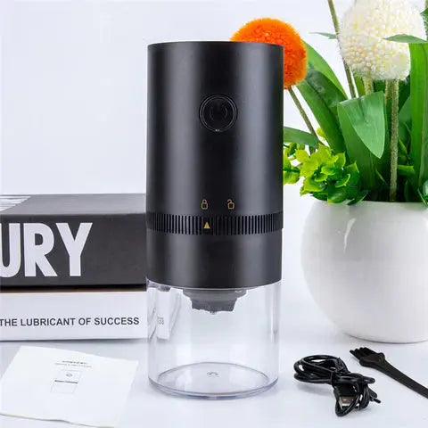 Elektrische Kaffeemühle mit einstellbarem Mahlgrad – USB aufladbar