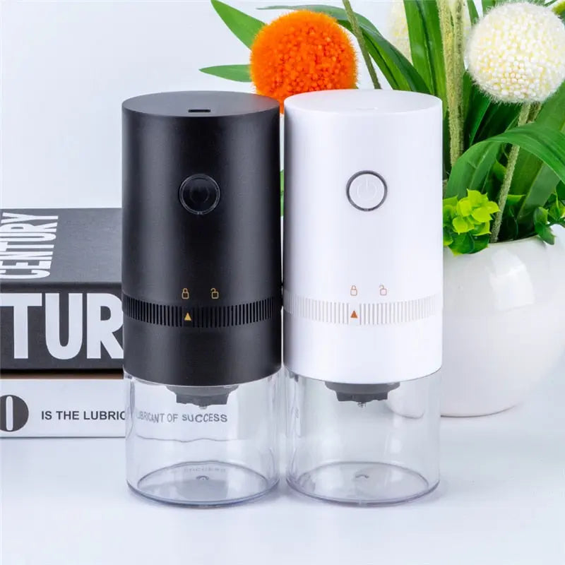 Elektrische Kaffeemühle mit einstellbarem Mahlgrad – USB aufladbar