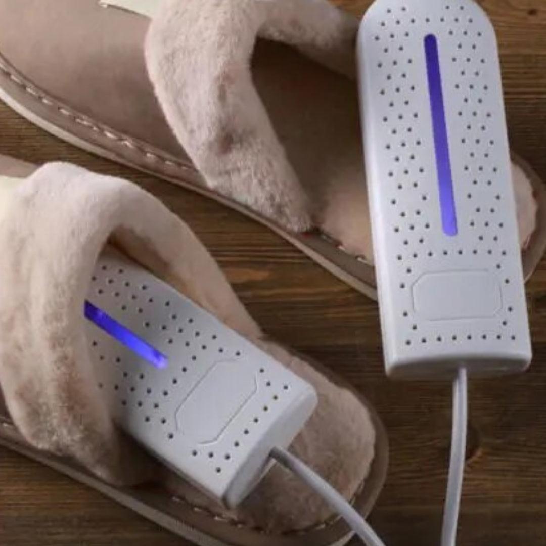 Electric shoe dryer with UV light – portable and compact