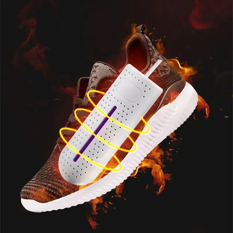 Electric shoe dryer with UV light – portable and compact