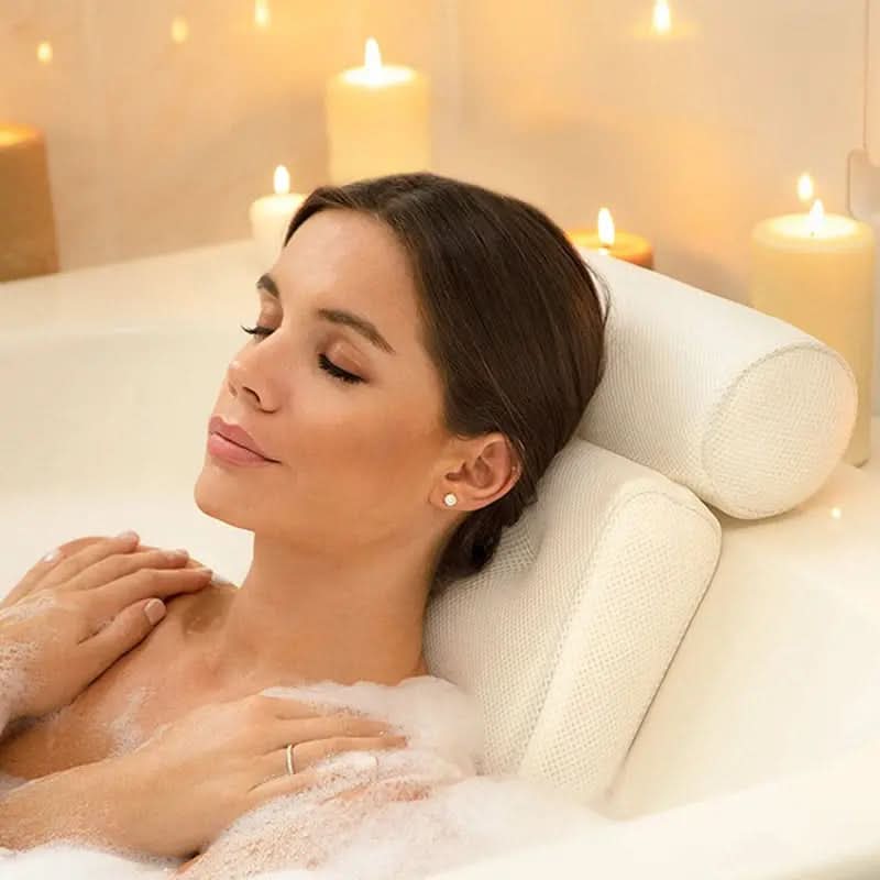 Ergonomisches Badkissen für Nacken und Kopf – Komfort beim Baden