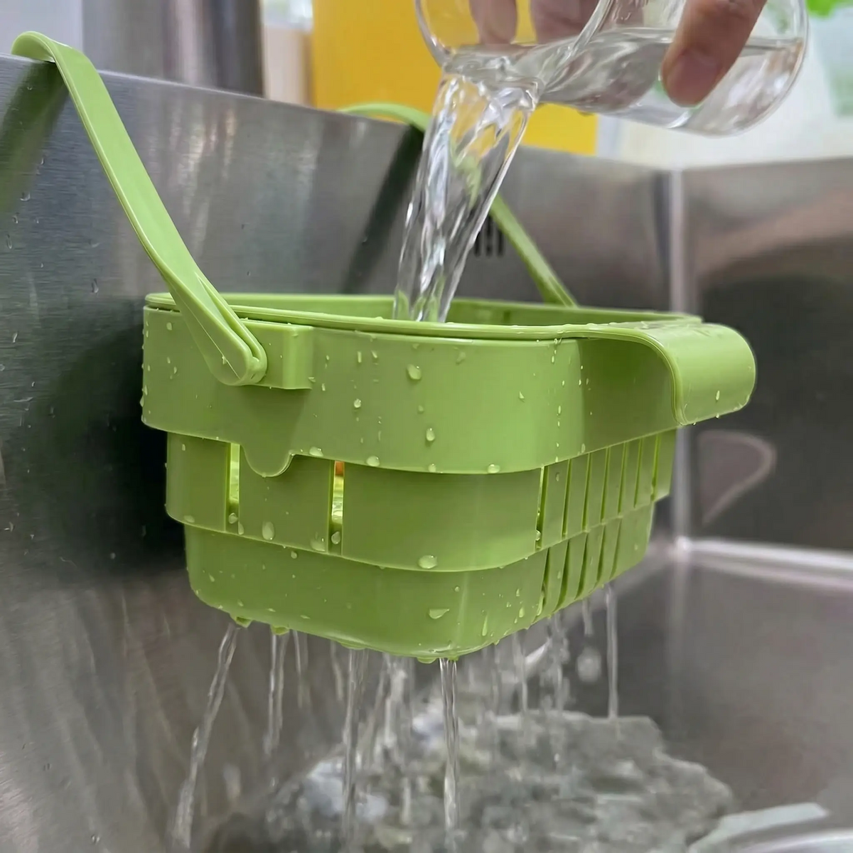 Foldable Hanging Dish Drainer – Space-Saving & Removable