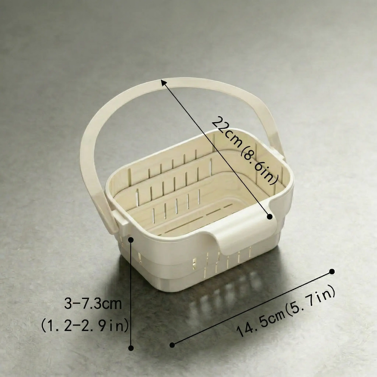 Foldable Hanging Dish Drainer – Space-Saving & Removable