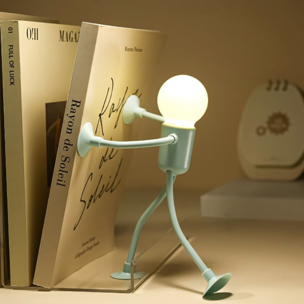 Flexible LED desk lamp with adjustable arms in 4 colors
