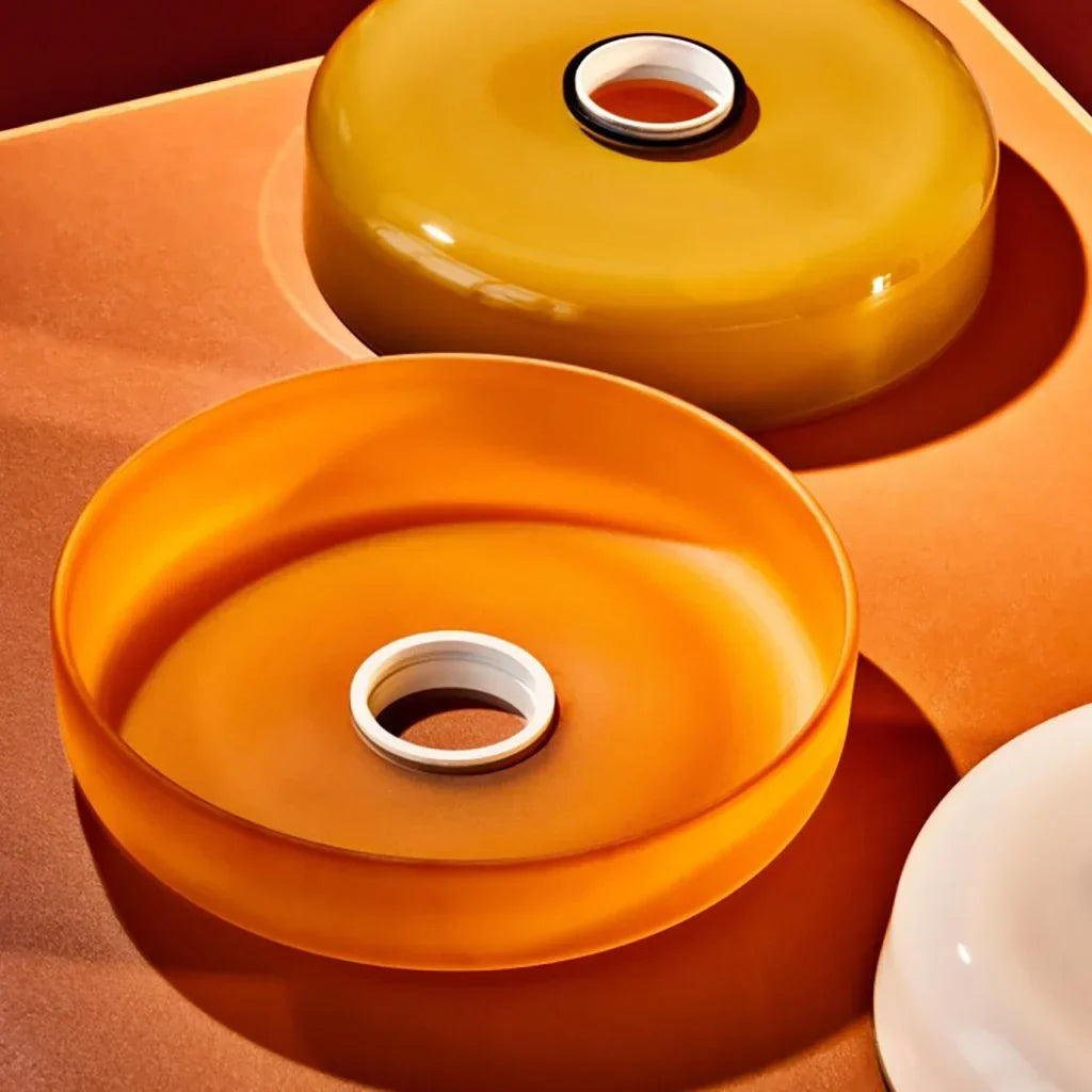 Glas Pendelleuchte mit Kugelschirm – dekorative Hängeleuchte