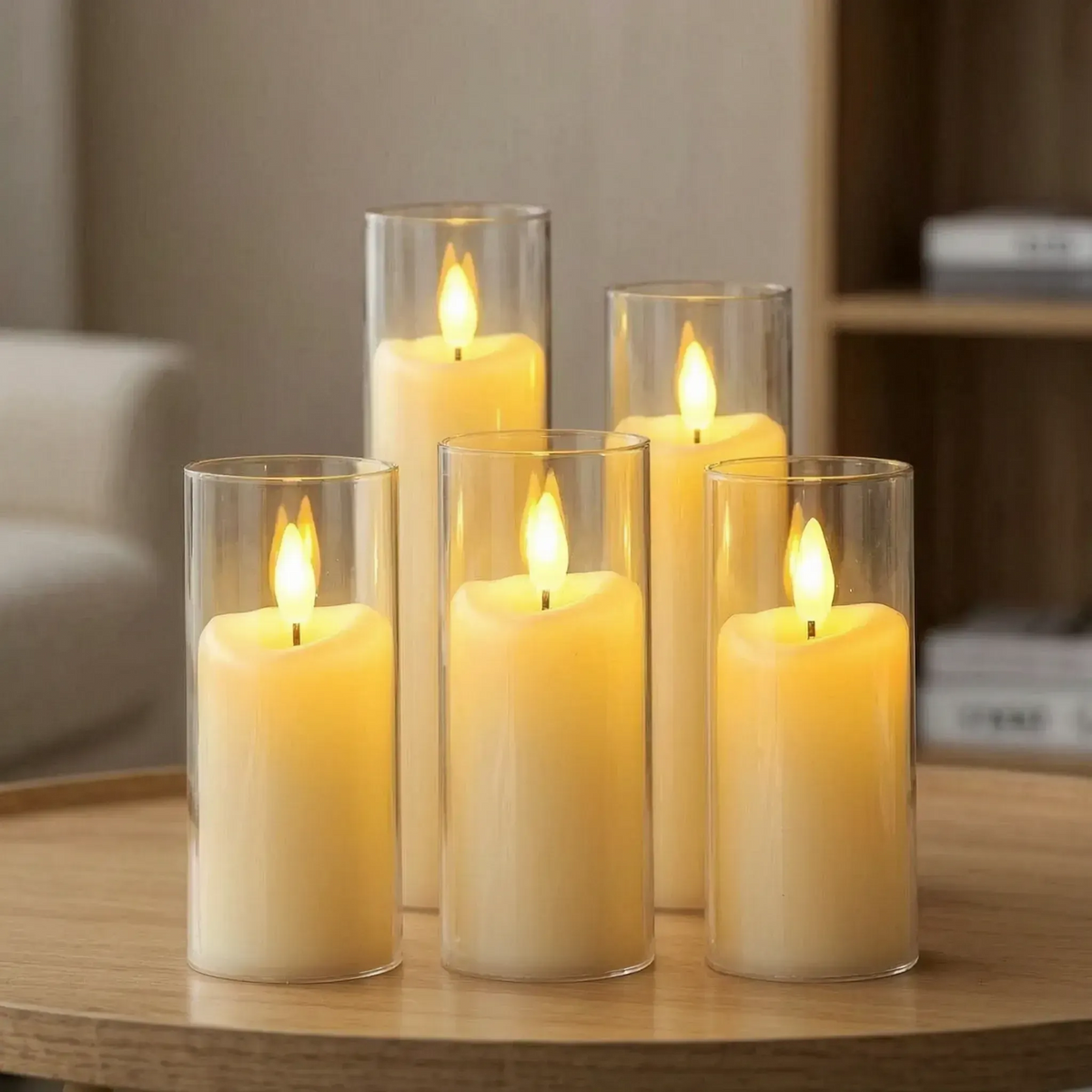 Flammenlose LED-Kerzen mit Flackereffekt – sicher und stimmungsvoll