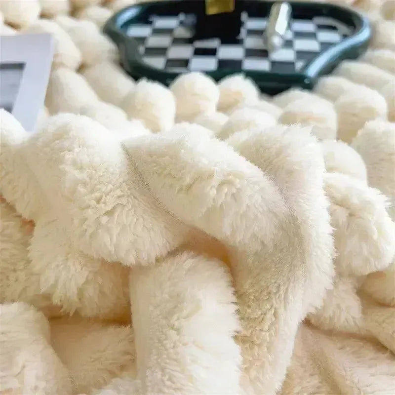 Fleece Decke weich warm – für Sofa, Bett und Freizeit