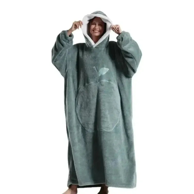 Fleece Hoodie Oversize – weich, warm und uneingeschränkt beweglich