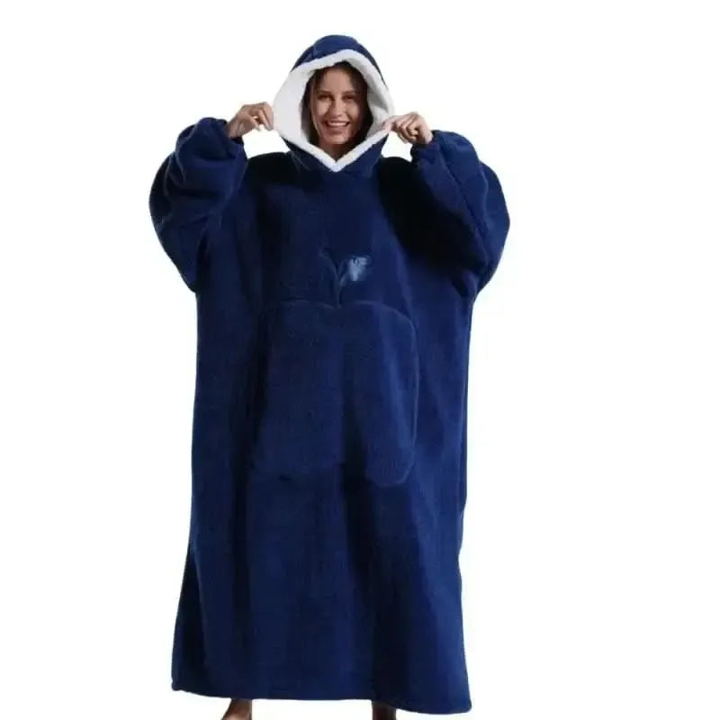 Fleece Hoodie Oversize – weich, warm und uneingeschränkt beweglich