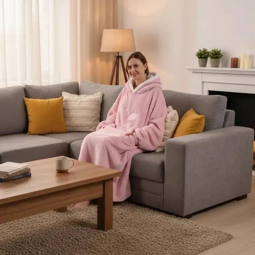 Fleece Hoodie Oversize – weich, warm und uneingeschränkt beweglich
