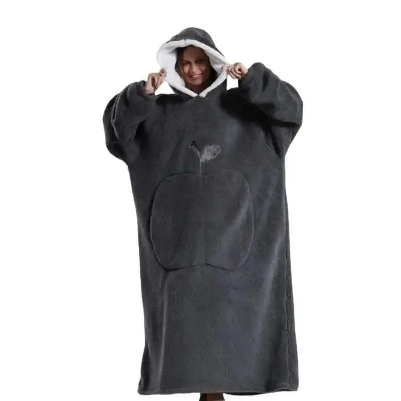 Fleece Hoodie Oversize – weich, warm und uneingeschränkt beweglich