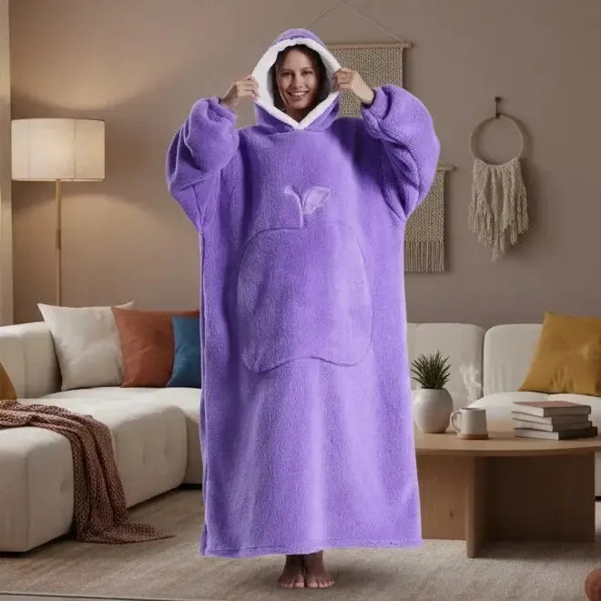 Fleece Hoodie Oversize – weich, warm und uneingeschränkt beweglich