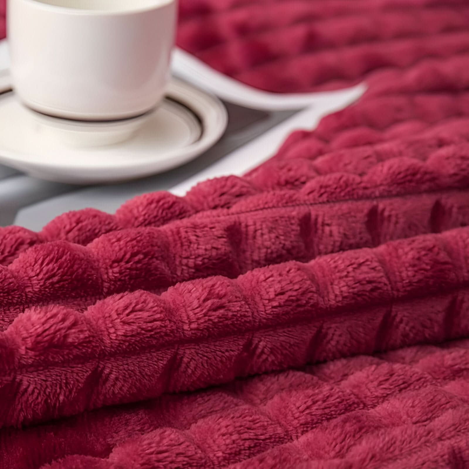 Fleecedecke aus Korallfleece – ultraweich und maschinenwaschbar