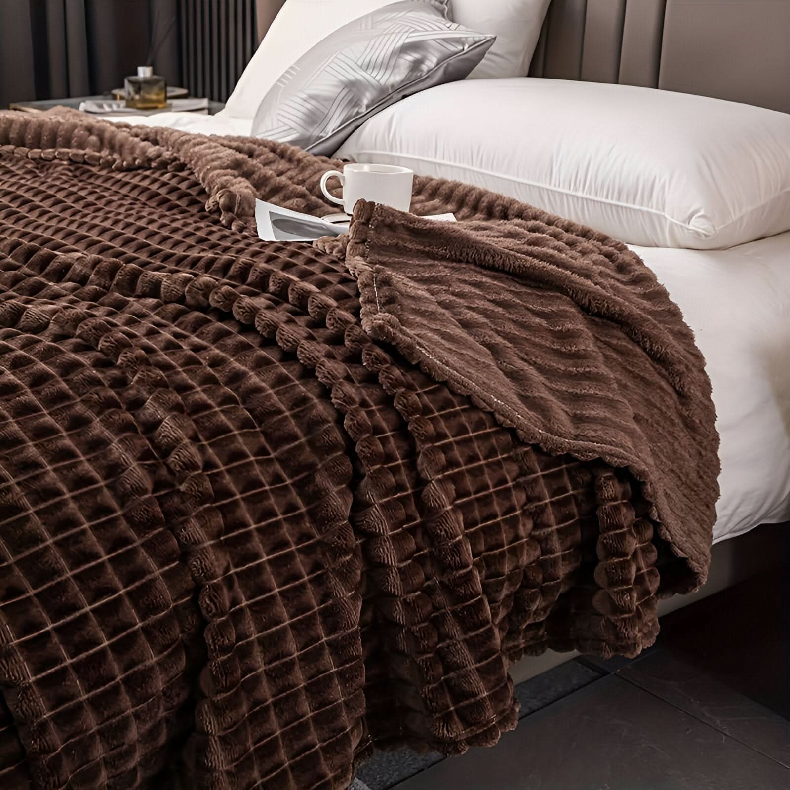 Fleecedecke aus Korallfleece – ultraweich und maschinenwaschbar
