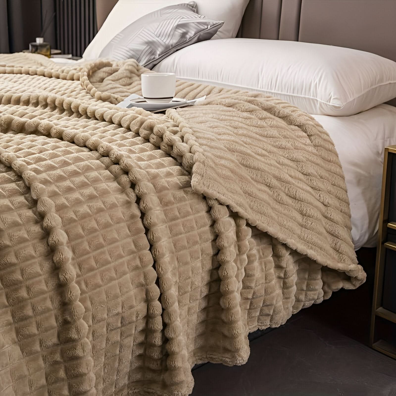 Fleecedecke aus Korallfleece – ultraweich und maschinenwaschbar