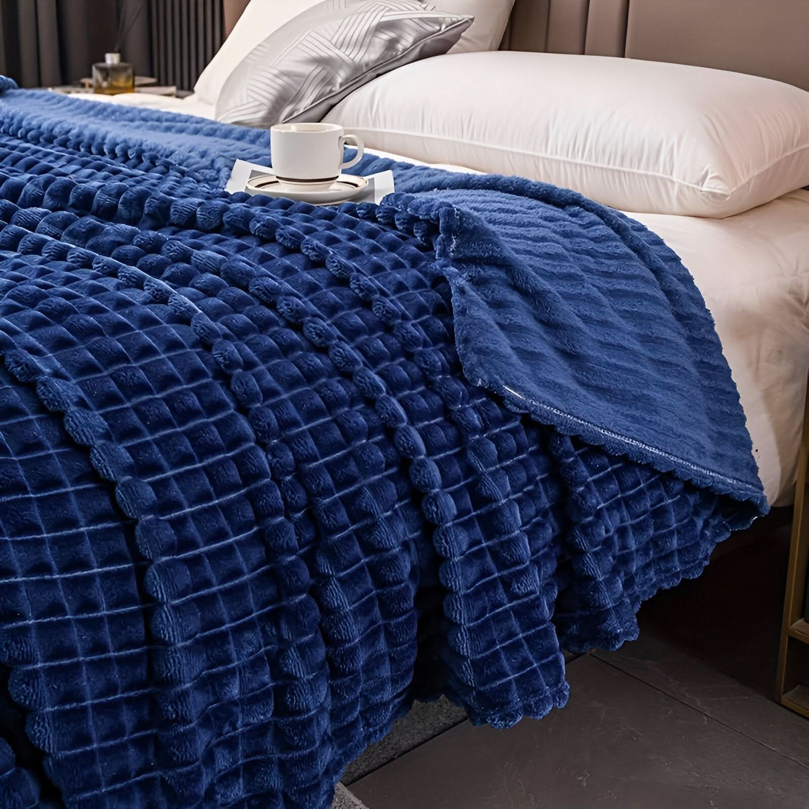 Fleecedecke aus Korallfleece – ultraweich und maschinenwaschbar