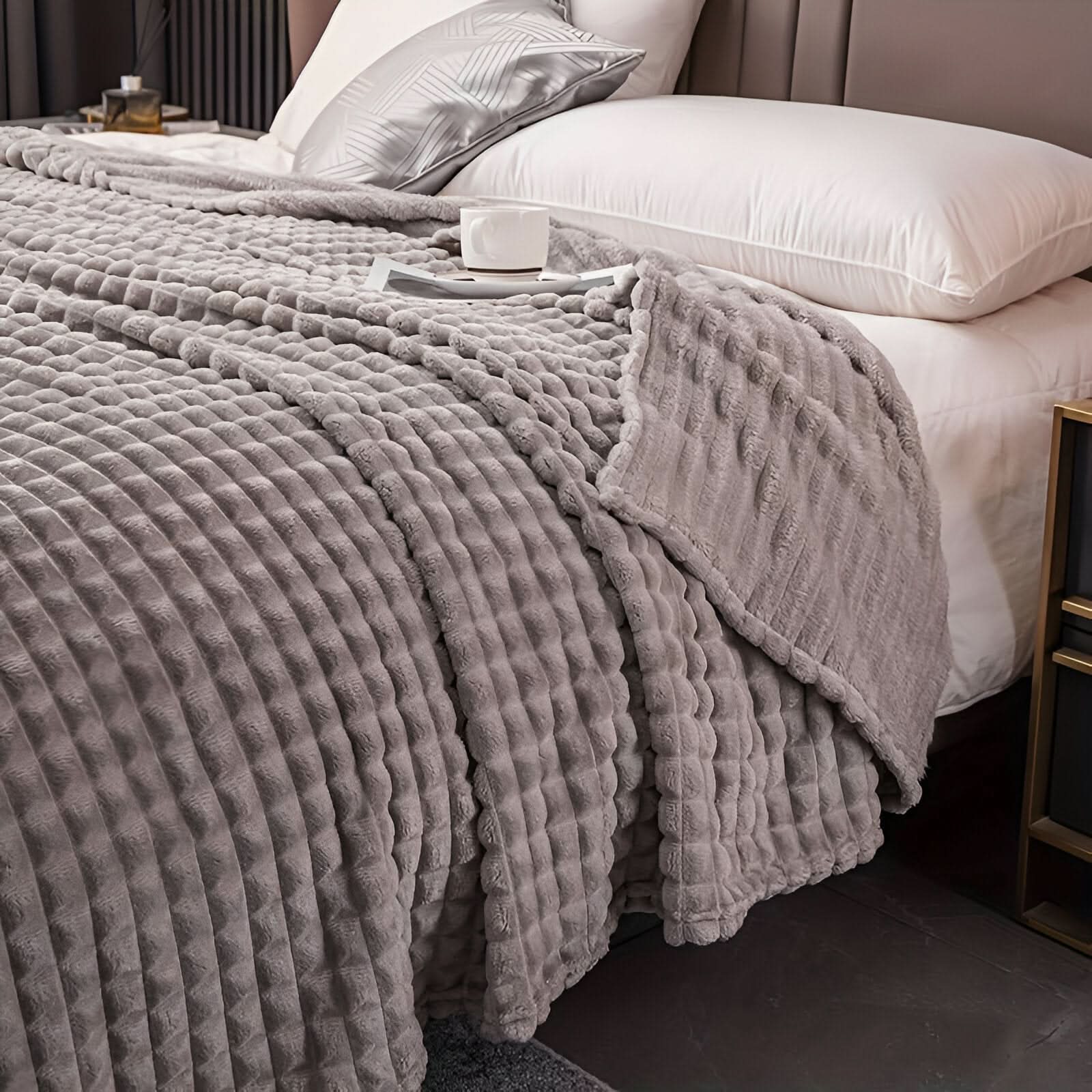Fleecedecke aus Korallfleece – ultraweich und maschinenwaschbar