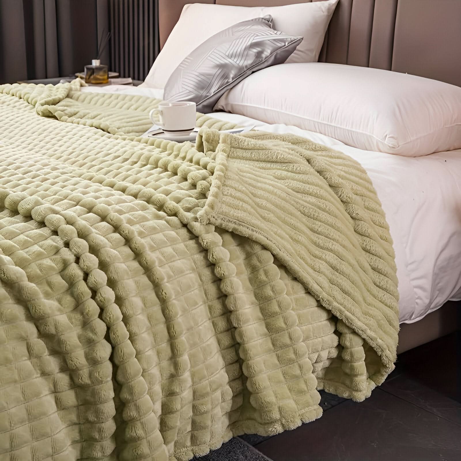 Fleecedecke aus Korallfleece – ultraweich und maschinenwaschbar