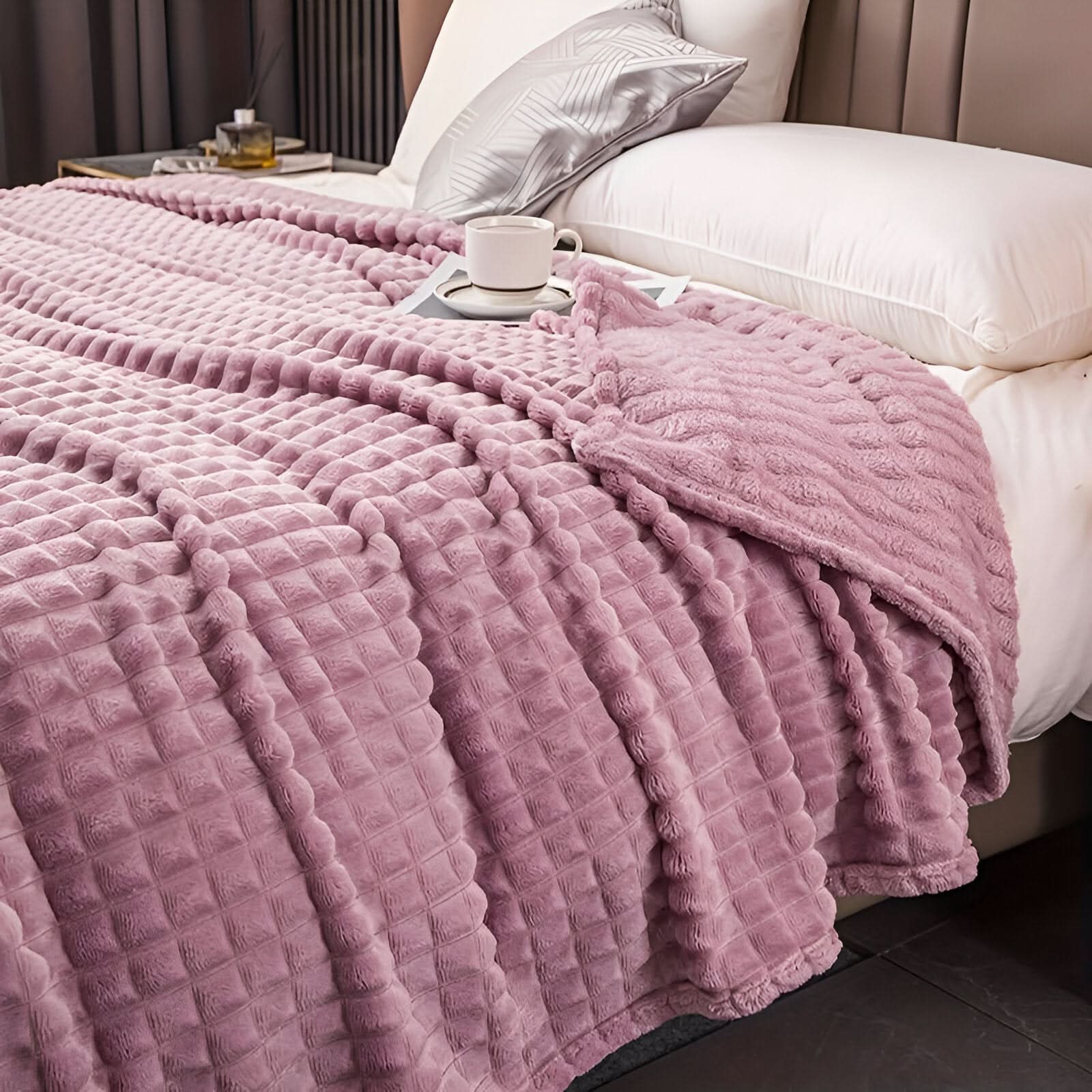 Fleecedecke aus Korallfleece – ultraweich und maschinenwaschbar