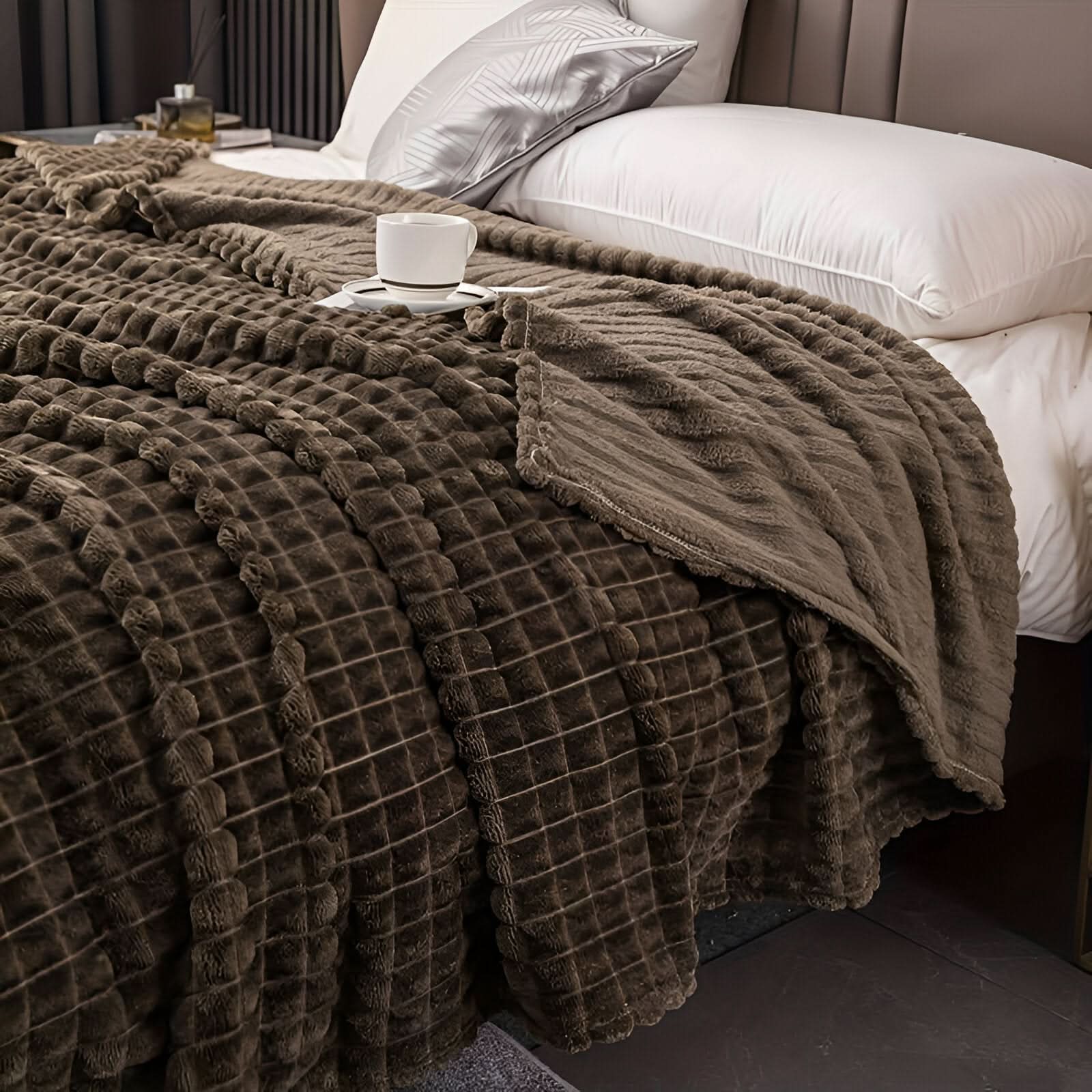 Fleecedecke aus Korallfleece – ultraweich und maschinenwaschbar