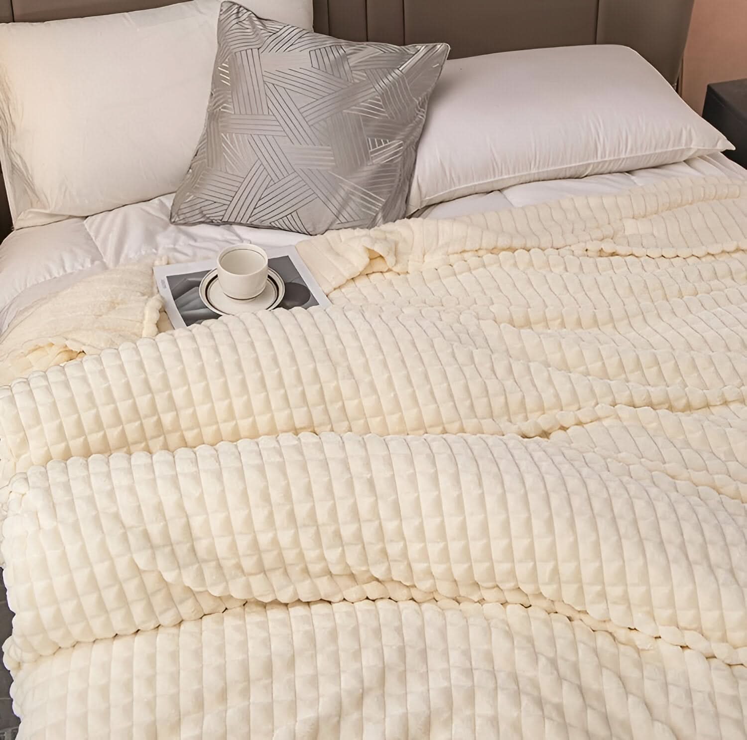 Fleecedecke aus Korallfleece – ultraweich und maschinenwaschbar