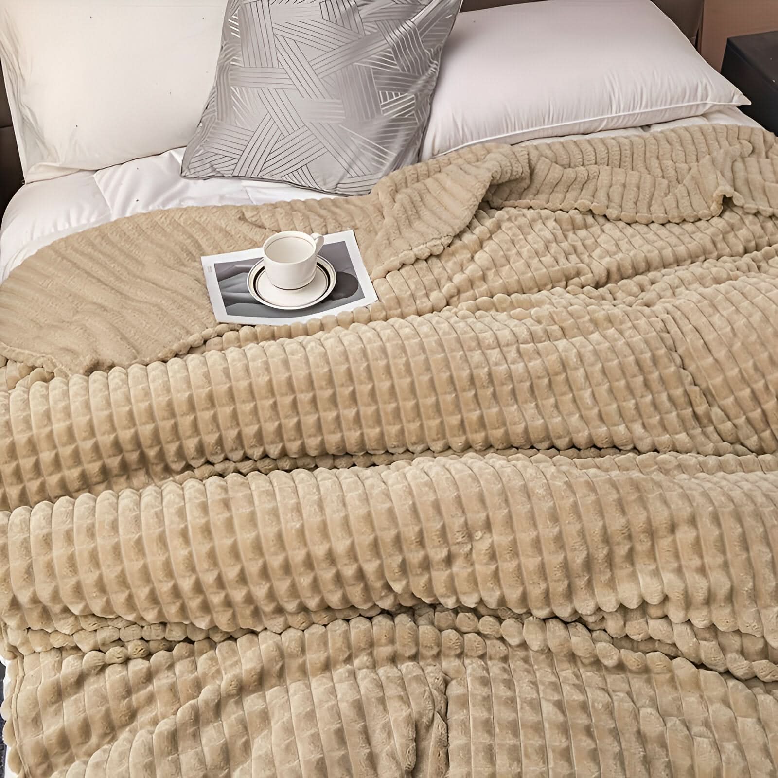 Fleecedecke aus Korallfleece – ultraweich und maschinenwaschbar