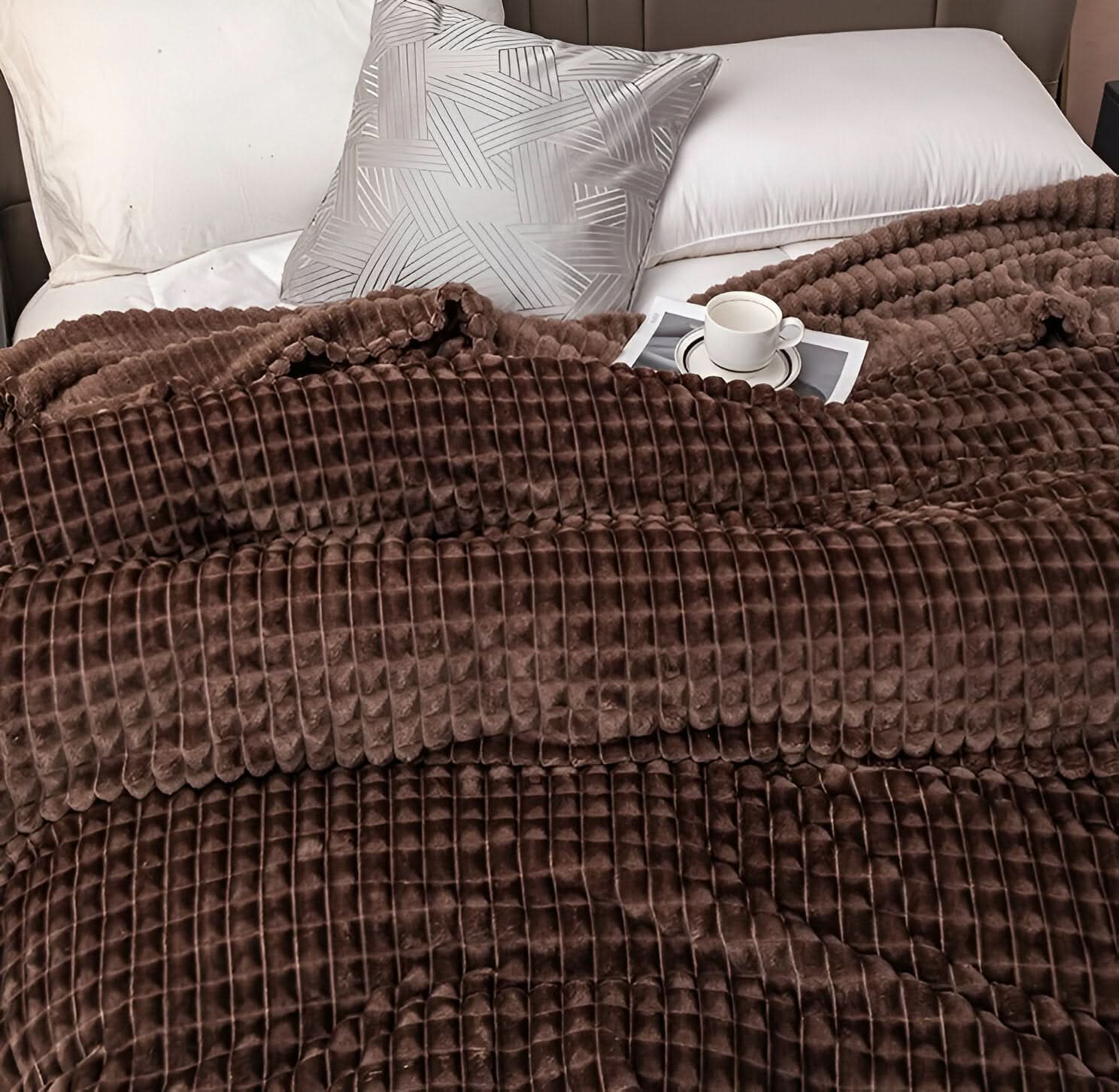 Fleecedecke aus Korallfleece – ultraweich und maschinenwaschbar