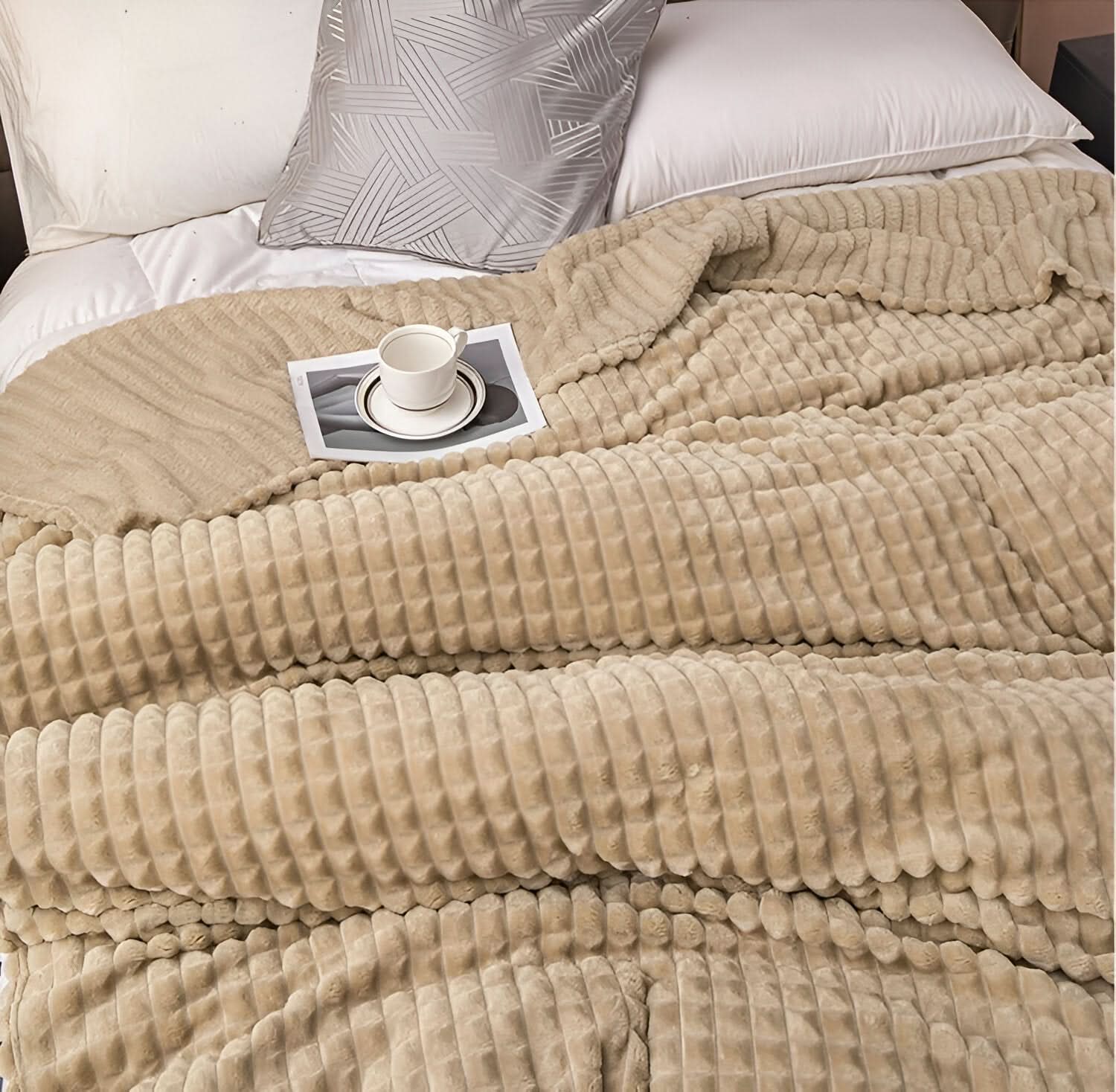 Fleecedecke aus Korallfleece – ultraweich und maschinenwaschbar