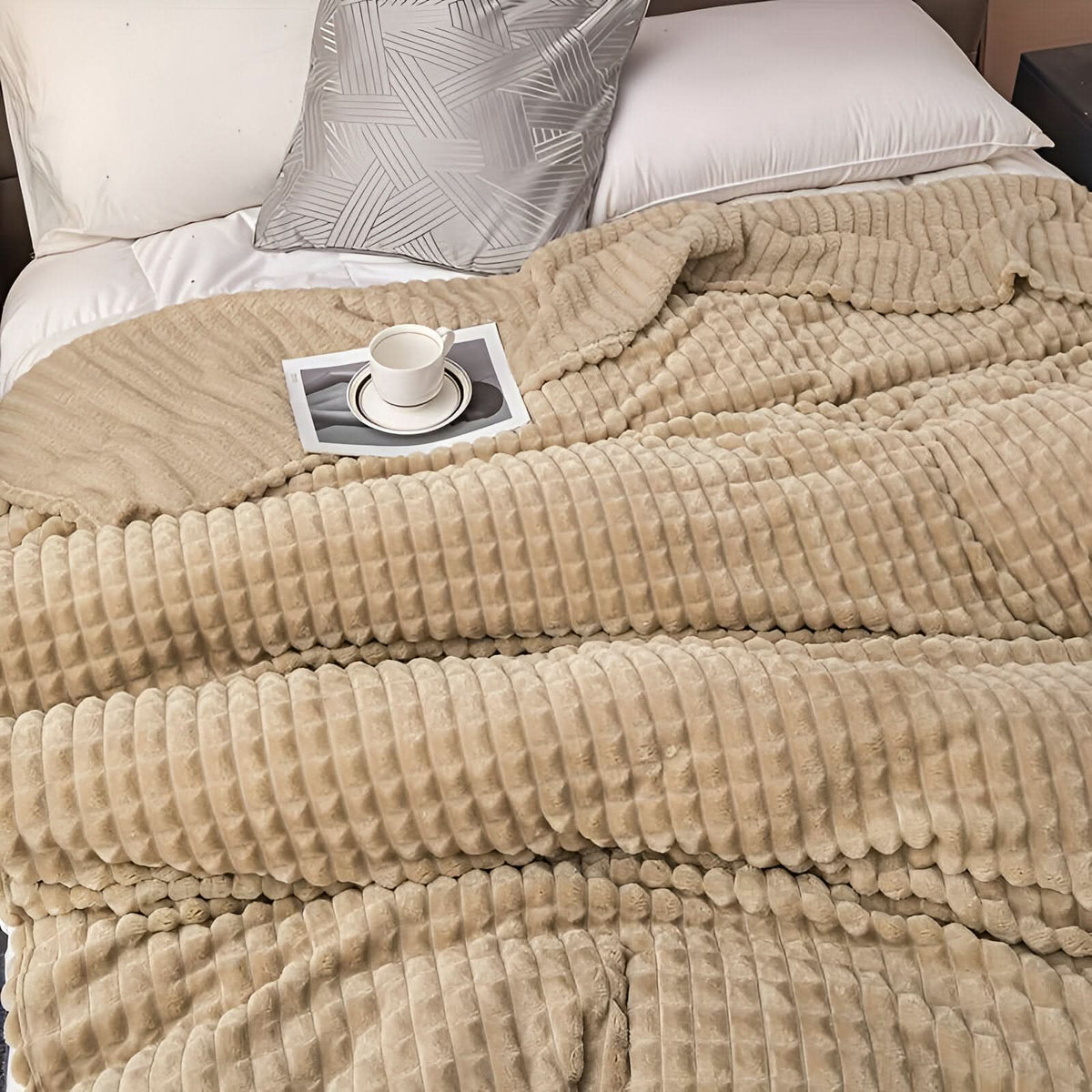 Fleecedecke aus Korallfleece – ultraweich und maschinenwaschbar