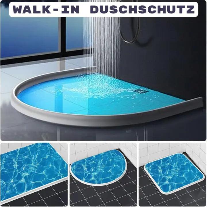 Flexible selbstklebende Dusch-Wassersperre für trockene Böden