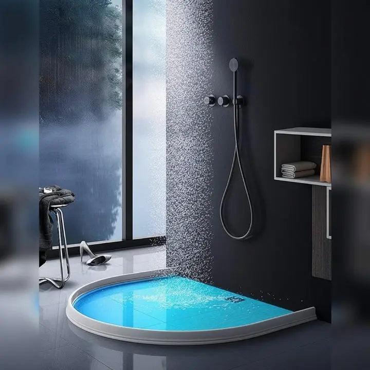 Flexible selbstklebende Dusch-Wassersperre für trockene Böden