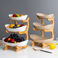 Stackable fruit basket - space-saving serving rack for the kitchen