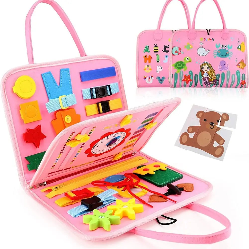 Fühlspiel Brett – Montessori Beschäftigungsspielzeug für die motorische Entwicklung von Kindern product image 10
