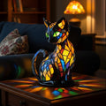 Silicone LED cat night light - soft ambiance for children and adults